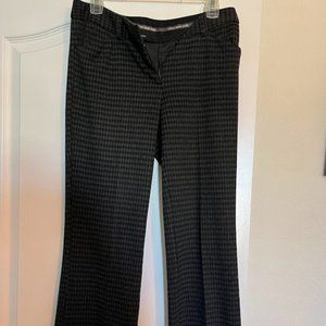 Express Design Studio Plaid Pants Black and Gray Sz 4